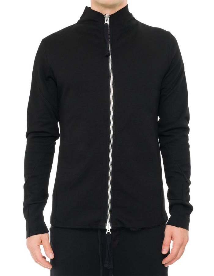 THOM KROM HIGH NECK ZIPPER JACKET - BLACK