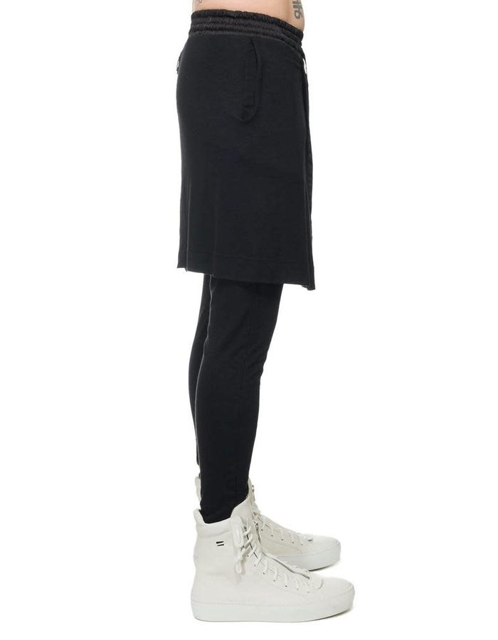 DAVIDS ROAD SKIRTED JERSEY PANTS - BLACK