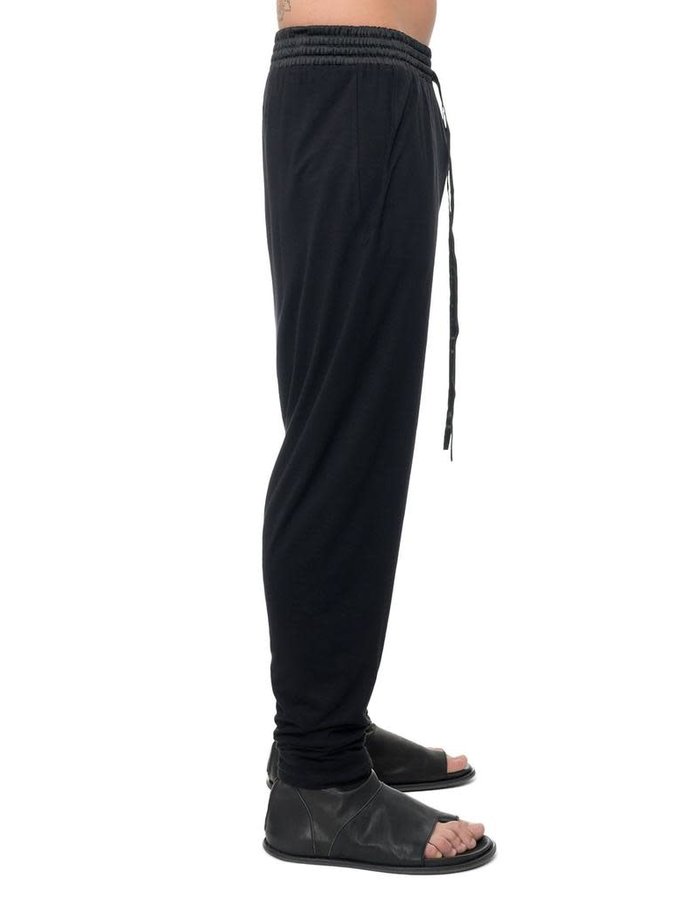 DAVIDS ROAD JERSEY RELAXED PANTS - BLACK