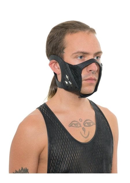KD 2024 HARNESS LEATHER AND STERLING FACE MASK