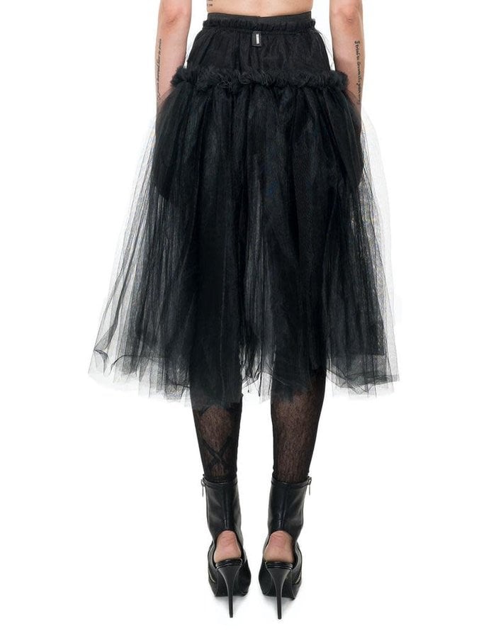 DAVIDS ROAD TULLE SKIRT WITH RUFFLE BAND