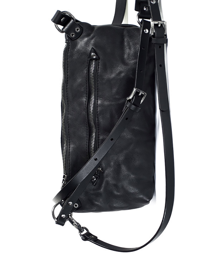 TEO + NG ETOS LEATHER SHOULDER BAG