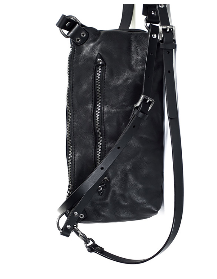 TEO + NG ETOS LEATHER SHOULDER BAG