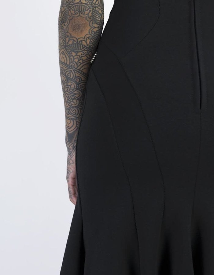 DAVIDS ROAD STRUCTURED STRAPLESS MIDI DRESS