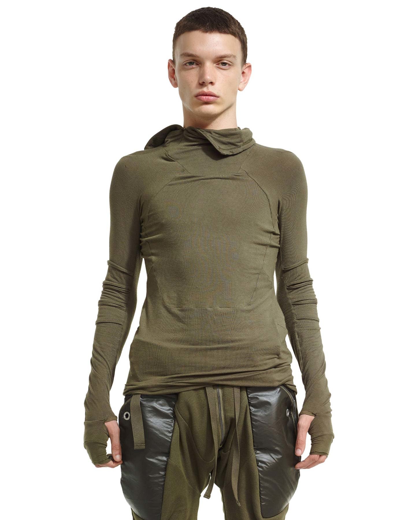 HOOD / MASK BODYSUIT - OLIVE