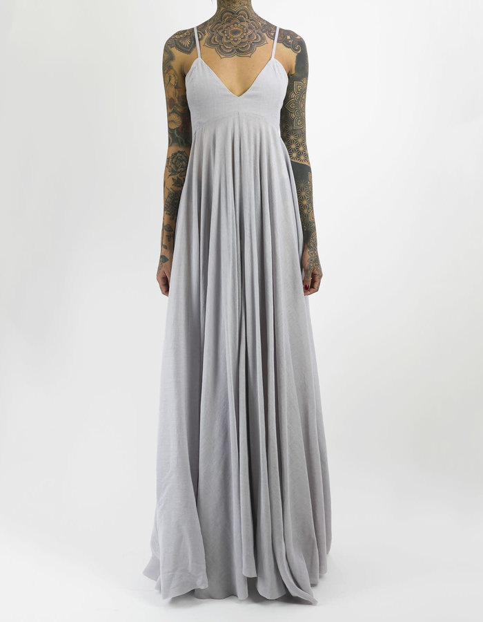 spaghetti strap sundress long
