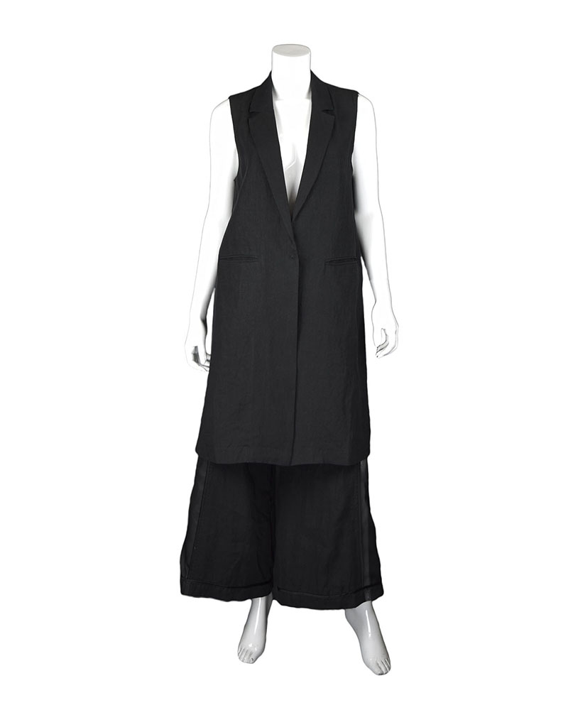 Chanel pulls, vests Black White Cashmere ref.84604 - Joli Closet