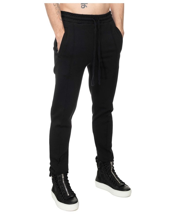 THOM KROM Sweat Trouser With Pleat - Black