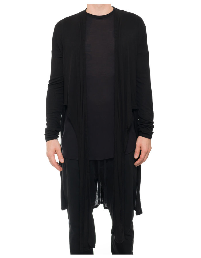 FIRST AID TO THE INJURED CALVINUS CARDIGAN - BLACK