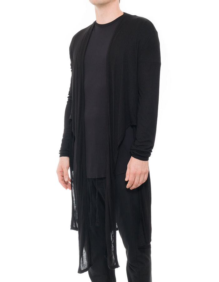 FIRST AID TO THE INJURED CALVINUS CARDIGAN - BLACK