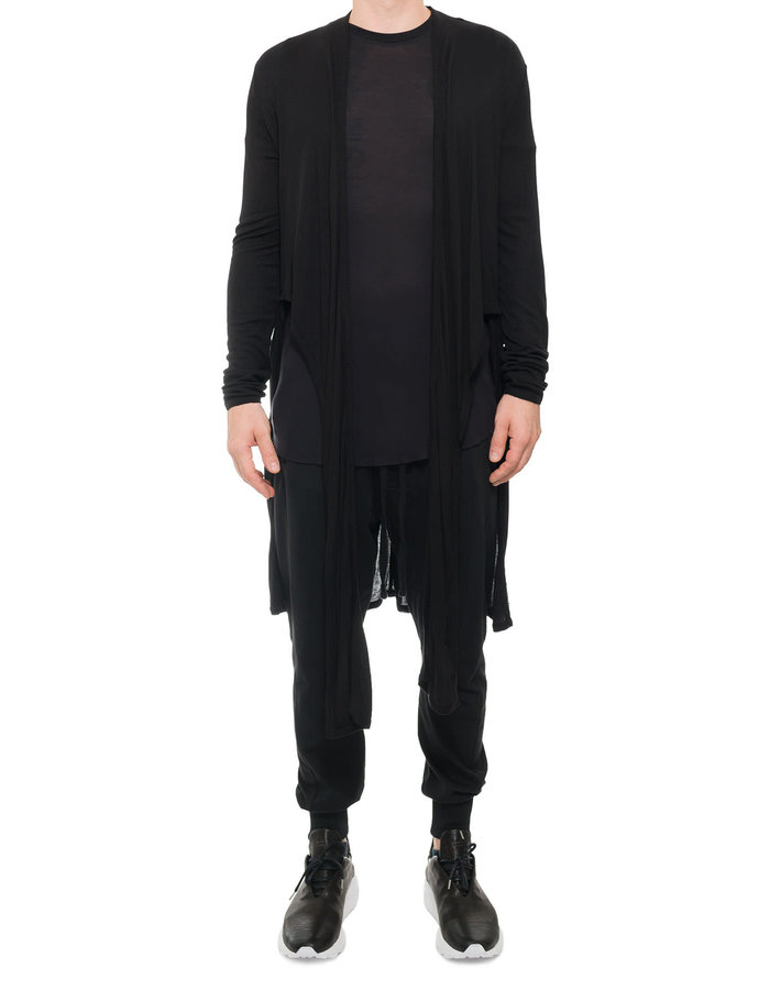 FIRST AID TO THE INJURED CALVINUS CARDIGAN - BLACK