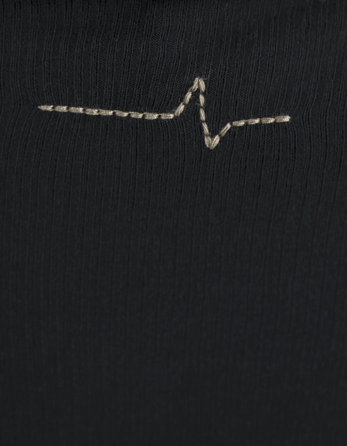 FIRST AID TO THE INJURED LYSIDAMUS CARDIGAN - BLACK