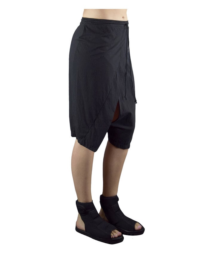 LOST AND FOUND ROOMS SKIRT PANTS - BLACK