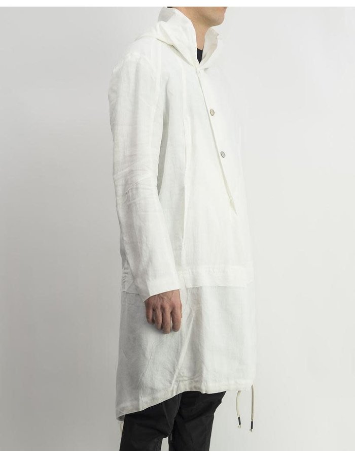 MASNADA LAYERED PARKA - WHITE