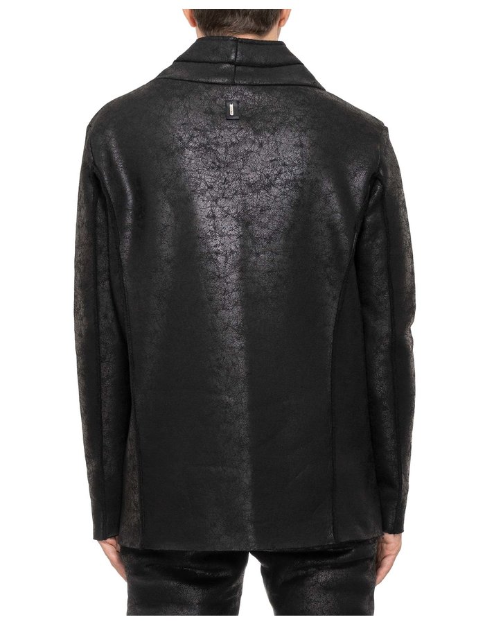 DAVIDS ROAD HIGH NECK LEATHER EFFECT LONG SLEEVE