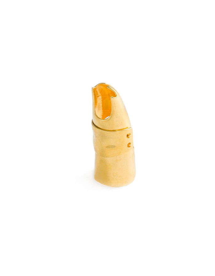 FANGOPHILIA FINGERTIP JOINT RING : CUT OUT - GOLD