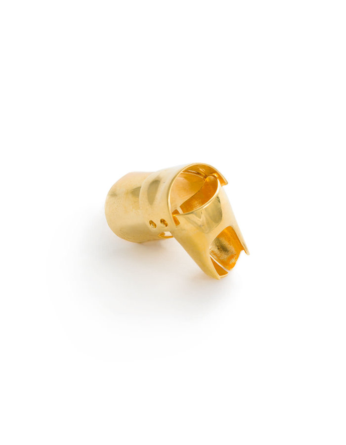 FANGOPHILIA FINGERTIP JOINT RING : CUT OUT - GOLD