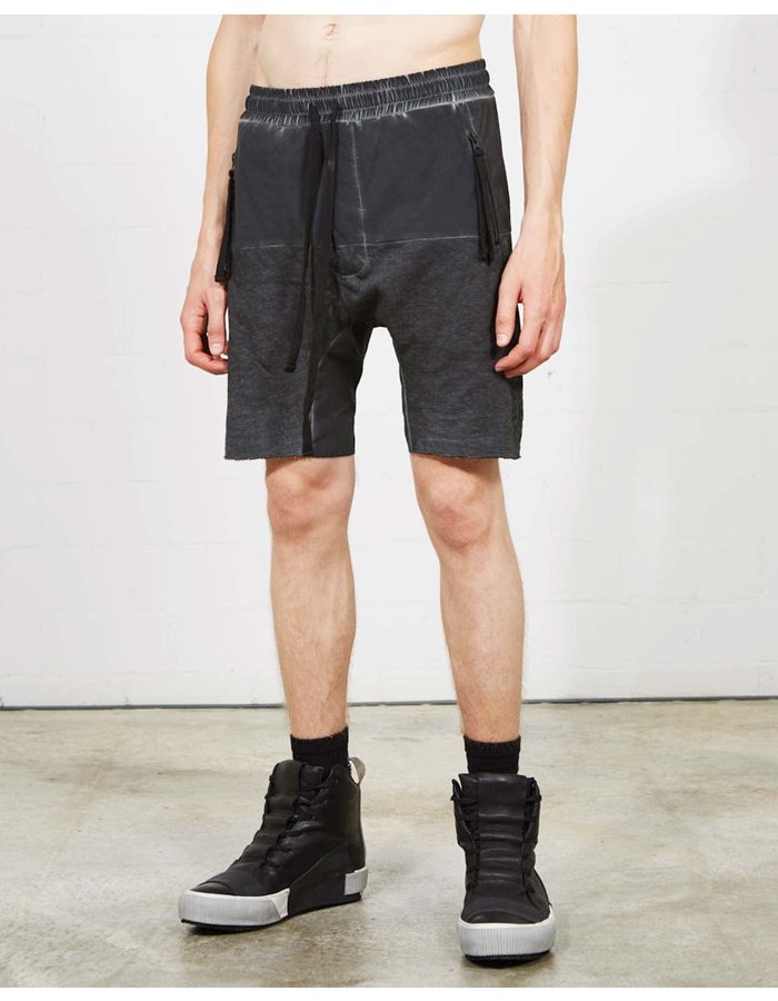 THOM KROM Paneled Shorts  W/ Back Cargo - OIL