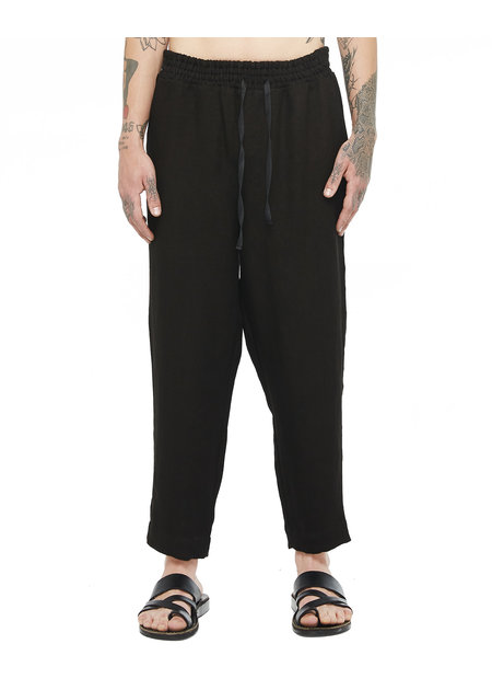 DAVIDS ROAD RELAXED LINEN PANT - BLACK