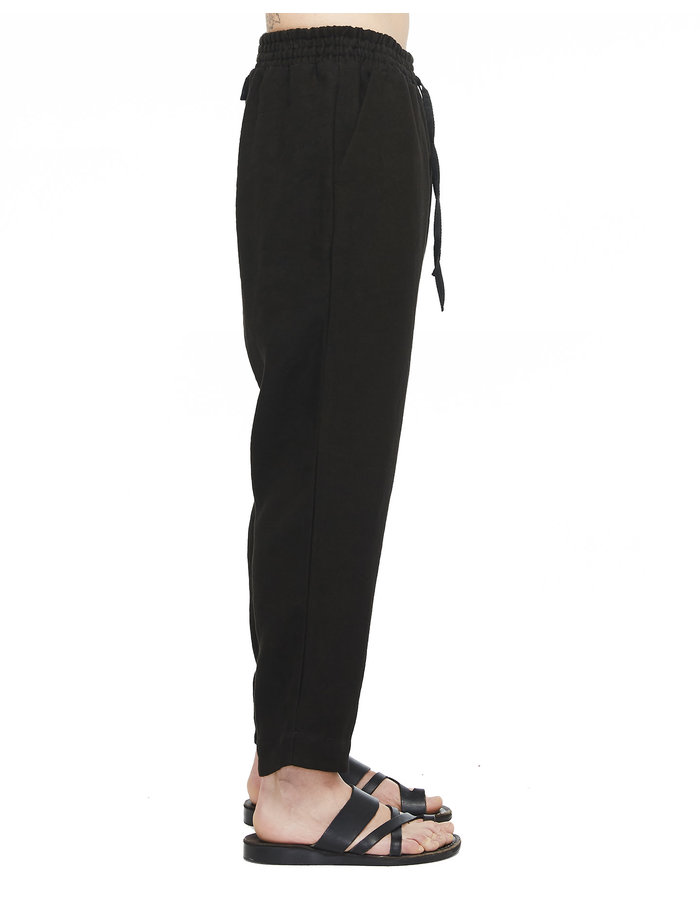 DAVIDS ROAD RELAXED LINEN PANT - BLACK