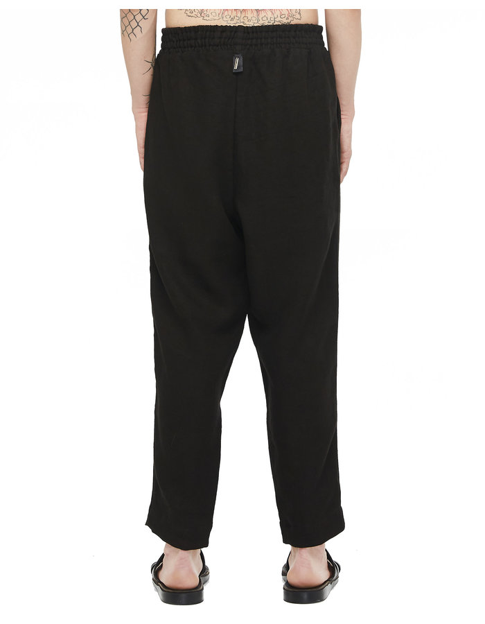 DAVIDS ROAD RELAXED LINEN PANT - BLACK