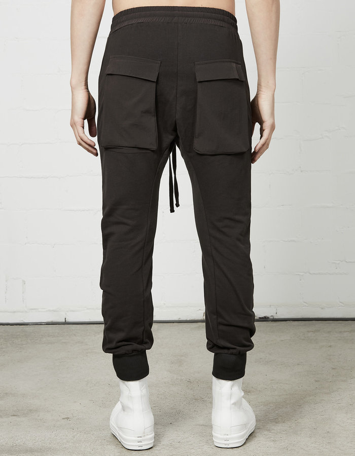 THOM KROM STRETCH COTTON SLIM JOGGER - BROWN