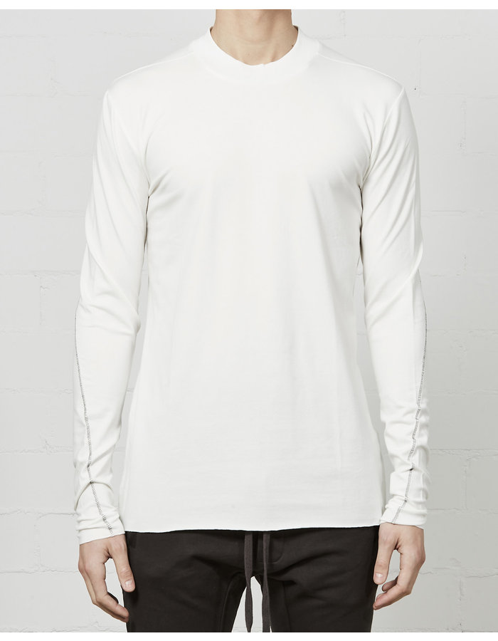 THOM KROM STRETCH COTTON & BAMBOO LONG SLEEVE - OFF WHITE