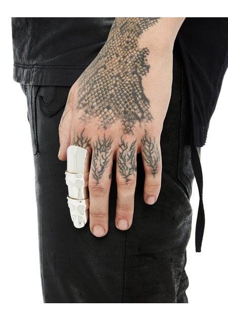 Man Open Ring Masculine Hand Jewelry Claw Rings Full Finger