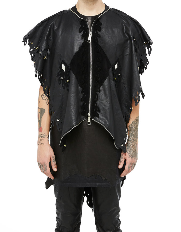 KD 2024 NOMADIC PONCHO LEATHER + STERLING SILVER