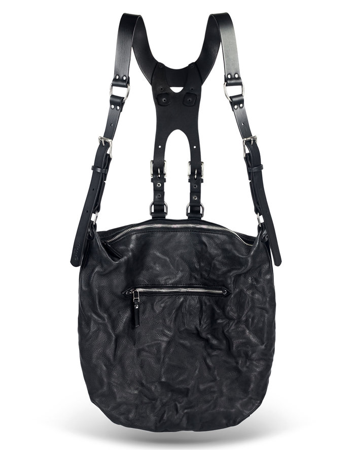 TEO + NG MAEKO LEATHER HARNESS BACKPACK