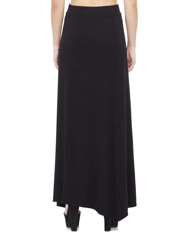 THOM KROM VISCOSE & MODAL SLIT SKIRT