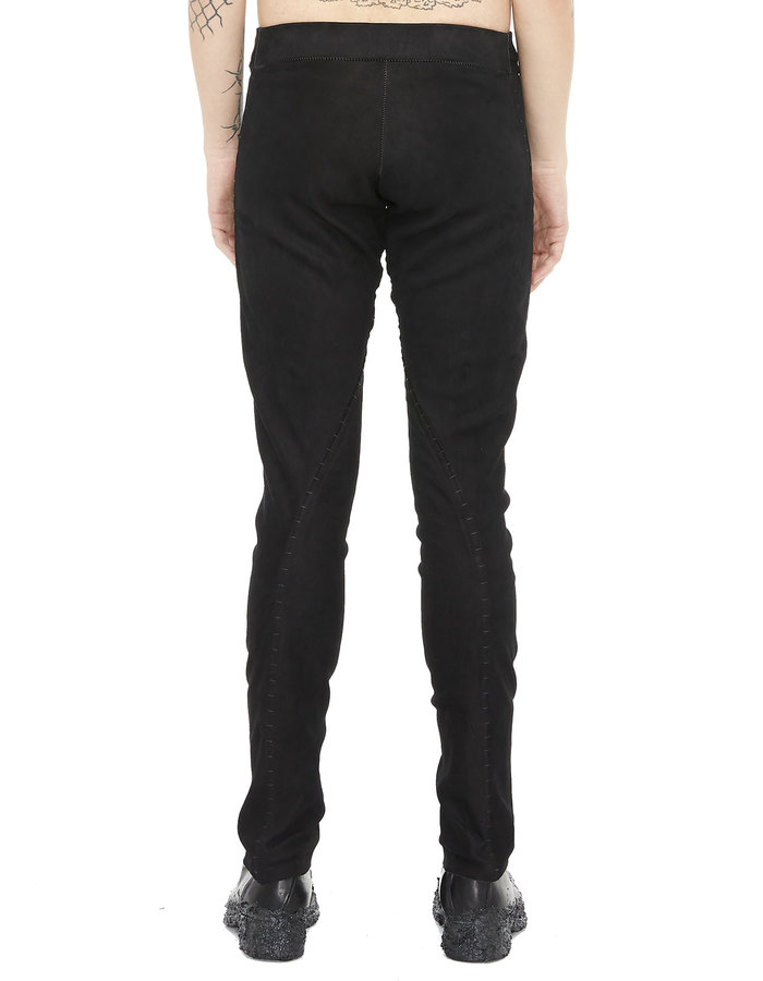ISAAC SELLAM EXPERIENCE SOUSMARIN STRETCH LEATHER PANTS