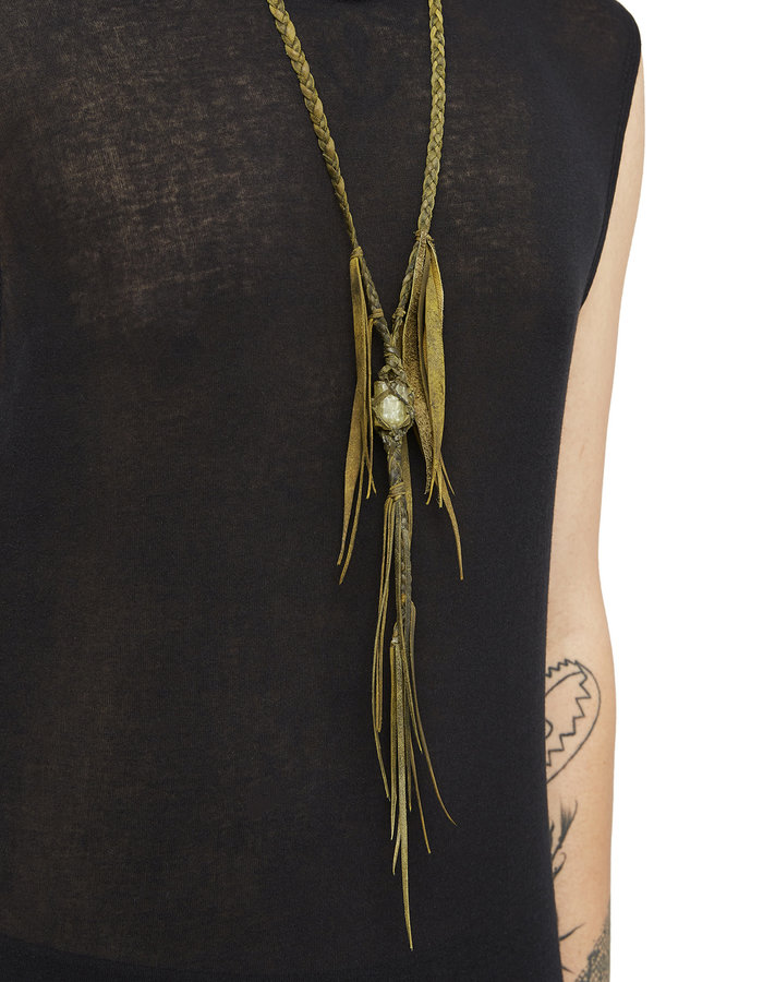 XKALINA AURA SELVA NECKLACE - GREEN