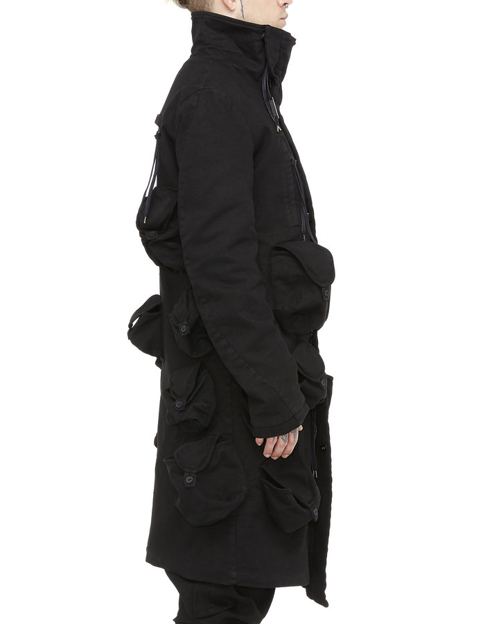 ARMY OF ME LONG CARGO COAT 11