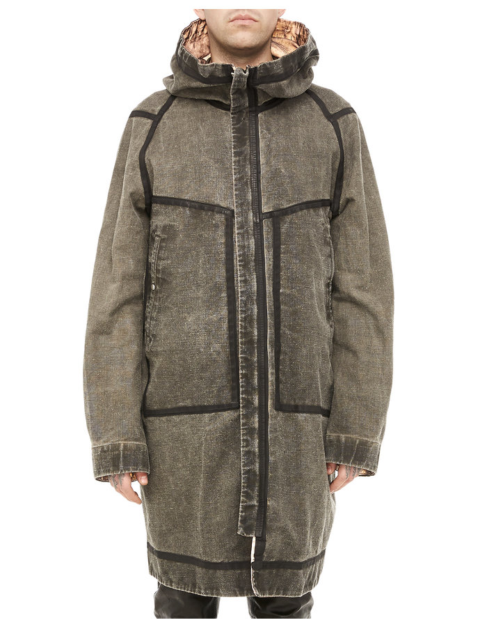 ISAAC SELLAM EXPERIENCE HESITANT REFLECTIVE REVERSIBLE PARKA - COPPER