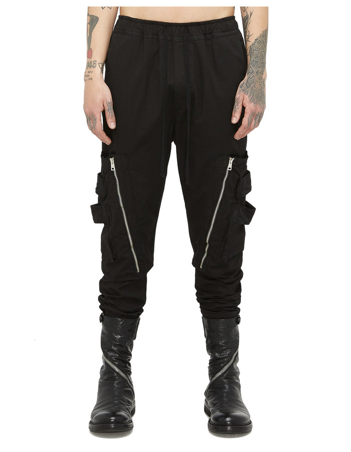 LA HAINE INSIDE US STRETCH COTTON EXPANDABLE CARGO JOGGER