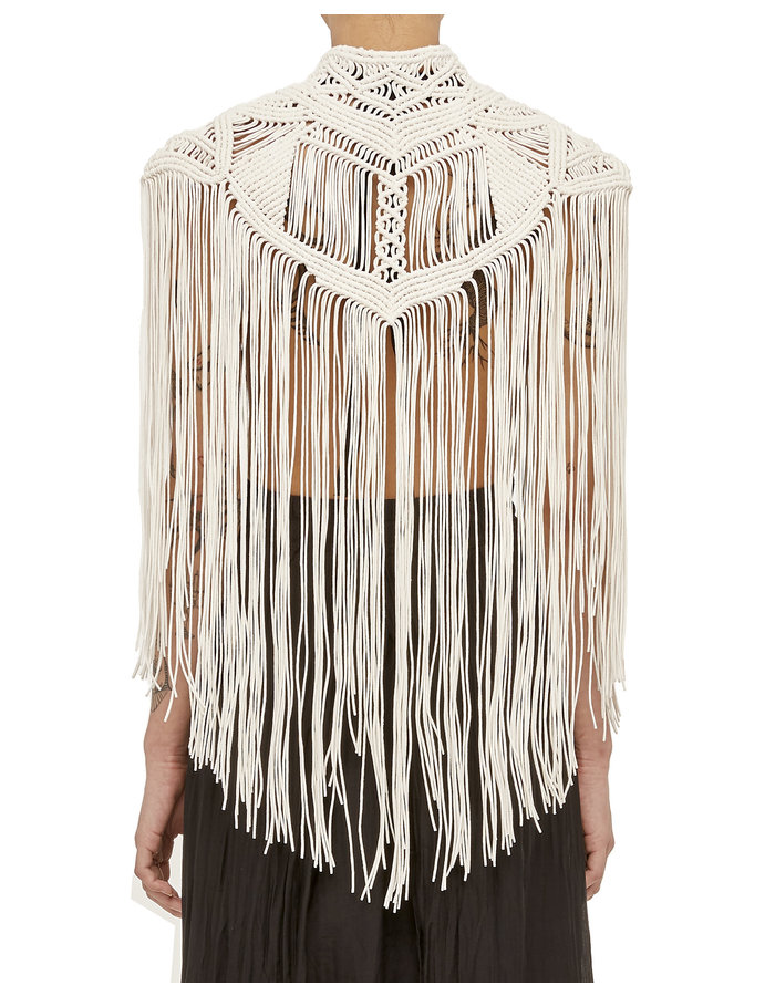 OROPENDOLA HOPU BRAIDED BOLERO - IVORY