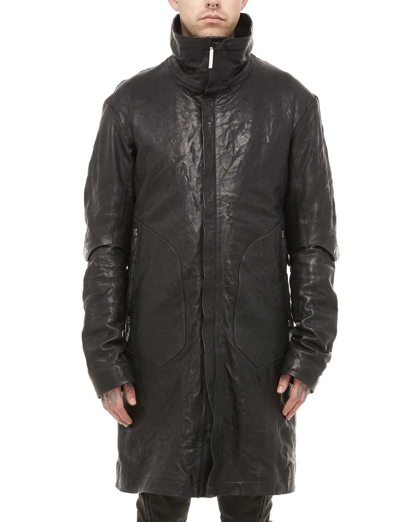 PERTINENT LAMBSKIN THINDOWN LINED COAT