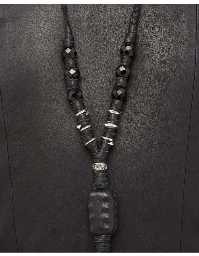 KD 2024 LEATHER STERLING NECKLACE FREAK