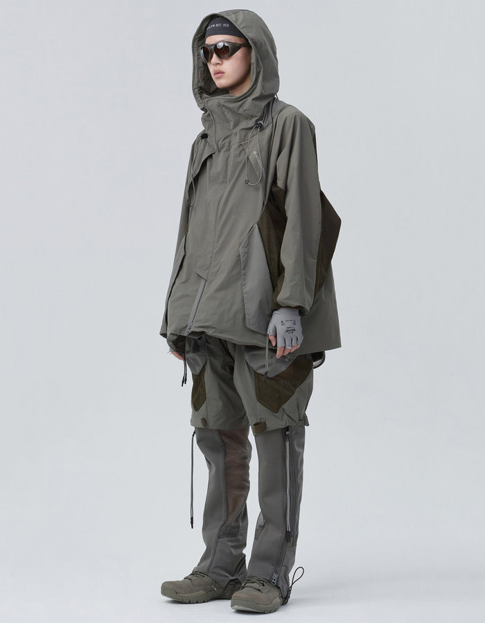 HAMCUS EDGEOLOGIST / PANEL LD COMMUTE PARKA - AGAVE GREEN