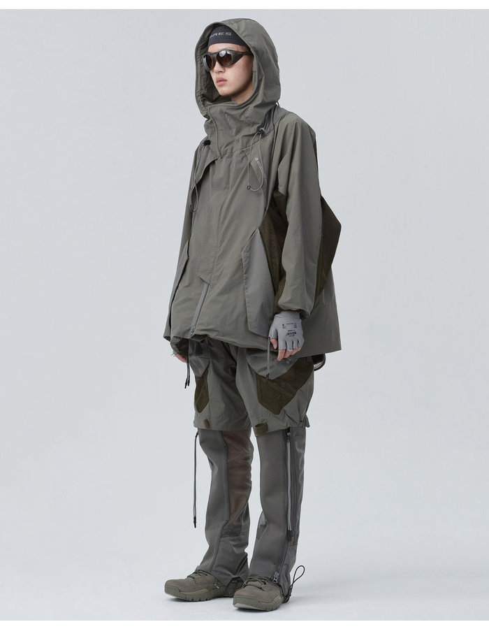 Edgeologist / Panel Ld Commute Parka - Agave Green By Hamcus