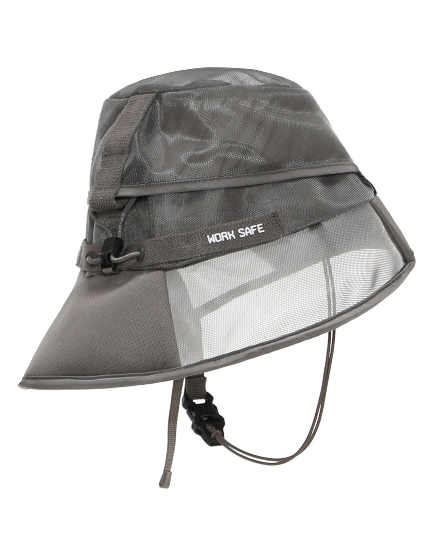 Mesh Geo Bucket Hat - M+ - Silver By Hamcus | Shop Unaltd NYC