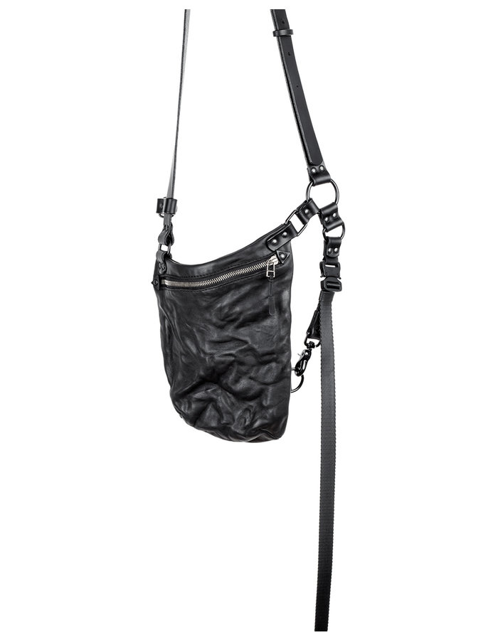 TEO + NG INES LEATHER SHOULDER BAG