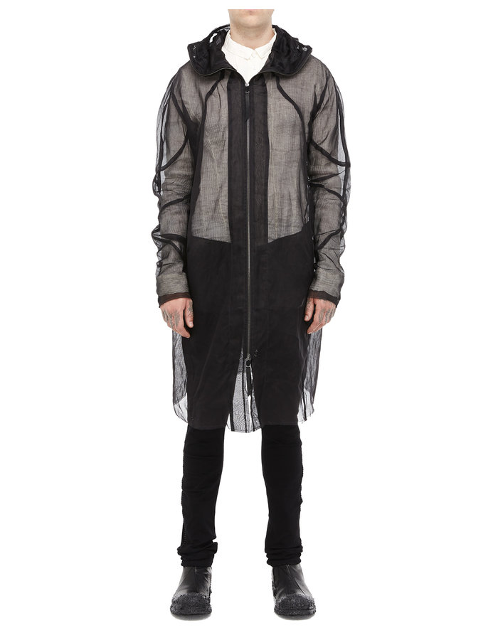 LEON EMANUEL BLANCK FORCED PARKA - SICO TRANSPARENT