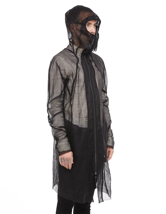 LEON EMANUEL BLANCK FORCED PARKA - SICO TRANSPARENT