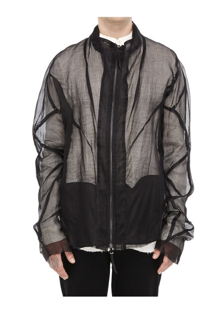 LEON EMANUEL BLANCK FORCED AVIATOR JACKET - SICO TRANSPARENT