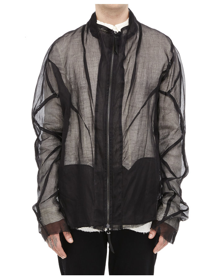 LEON EMANUEL BLANCK FORCED AVIATOR JACKET - SICO TRANSPARENT