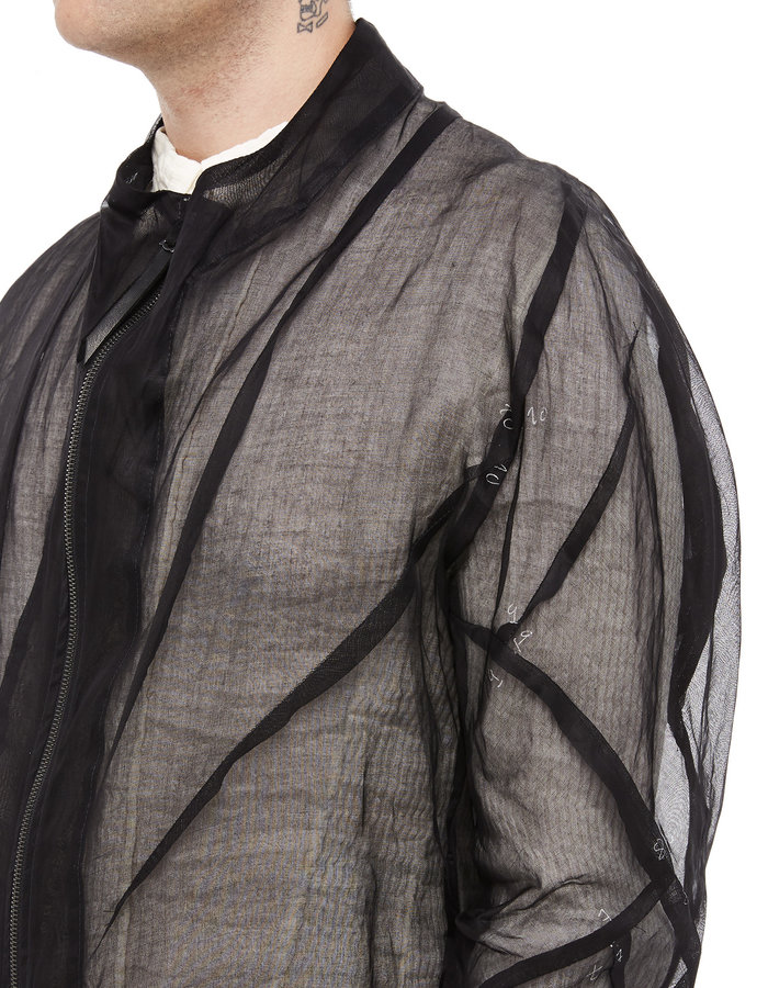 LEON EMANUEL BLANCK FORCED AVIATOR JACKET - SICO TRANSPARENT