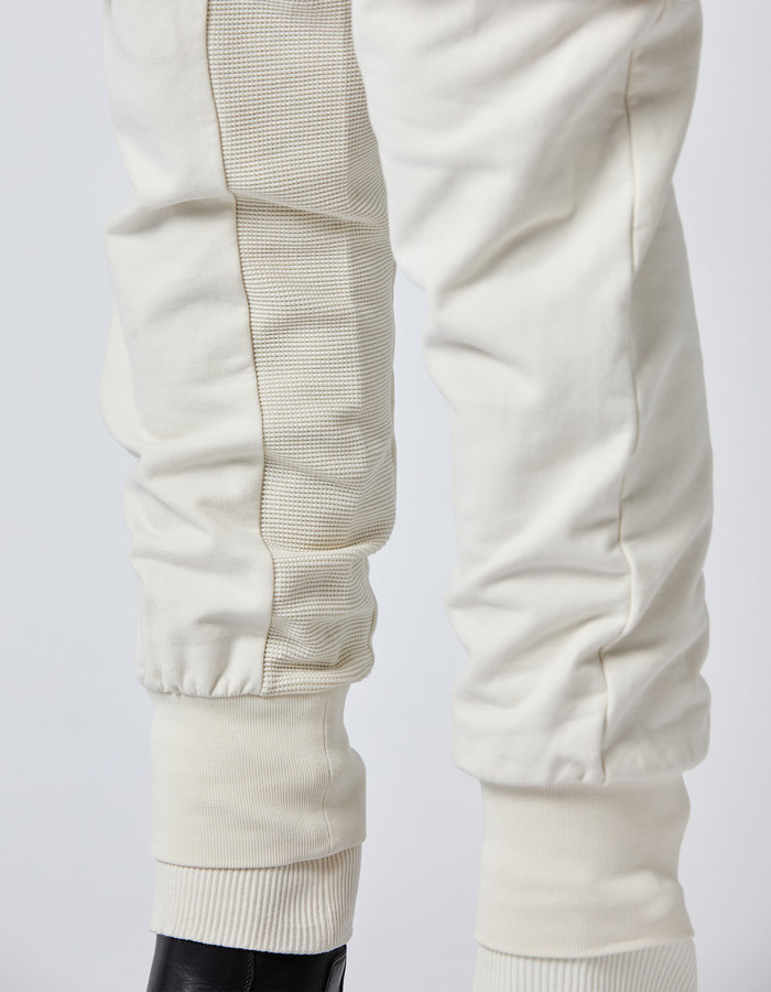 THOM KROM STRETCH COTTON DOUBLE CUFF CARGO JOGGER - BONE