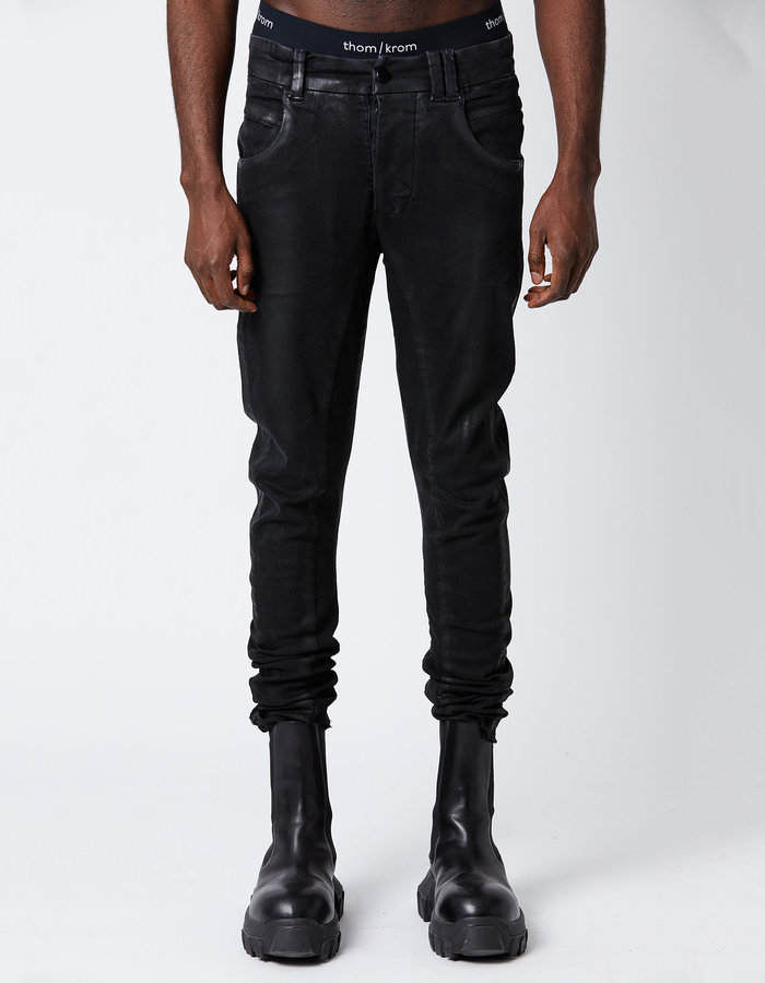 THOM KROM RESINATED STRETCH SLIM FIT JEAN